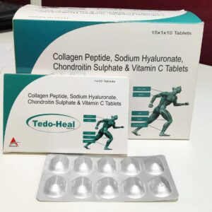 collagen peptide, sodium hyaluronate, chondroitin sulphate and vitamin c